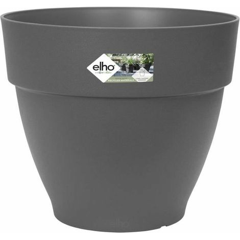 Elho Pflanztopf Vibia Ø 39 x 33,4 cm anthrzait Blumentöpfe & Übertöpfe