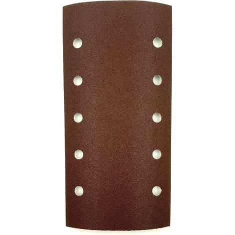FOGLIO ABRASIVO VELCRATO 115X228 mm 8 FORI Grana P100 (1/2)