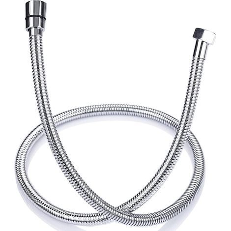 1.5m Anti-Twist Stainless Steel Shower Hose, Universal G 1/2 Standard Fitting, Bathroom Accessory, Fits All Shower Heads (1/5)