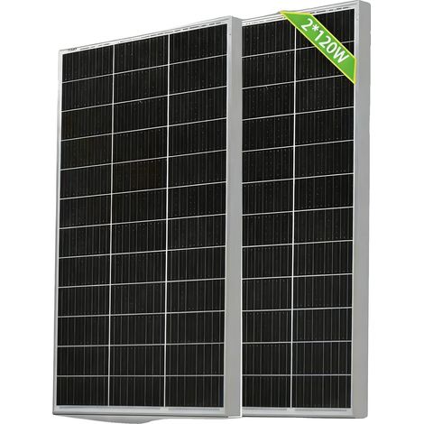 Pannello solare, potenza massima di 240 W, design impermeabile, pannello bianco da 240 W (1/2)