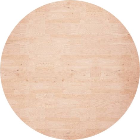 Dessus de table  Dessus de bureau  Plateau de table rond Ø80x1,5 cm Bois de chêne massif non traité