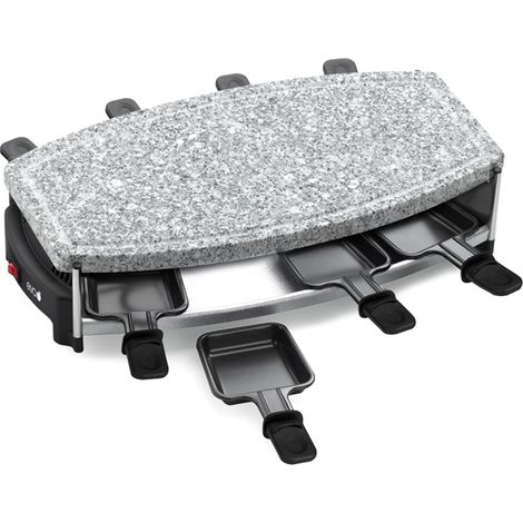 Raclette Ovale Eva in Ceramica di Alta Qualit� con Piastra Riscaldante e Manico Ergonomico (1/3)