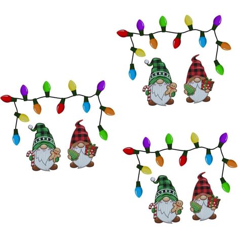 teiliges Weihnachtsauto Dekorationsset mit Glockenmotiv