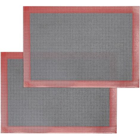 Tapis De Cuisson En Silicone - Perforés - Résistant Jusqu'à 260 °C - Pour Four Et Plaque Chauffante - 2 Pièces (1/5)