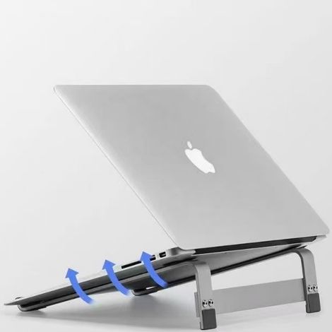 Laptopständer aus Aluminium, verstellbare Tischbasis