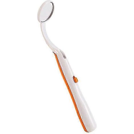Zahnarztspiegel mit LED-Licht zur Instrumentenprüfung, wiederverwendbar – gut-Orange