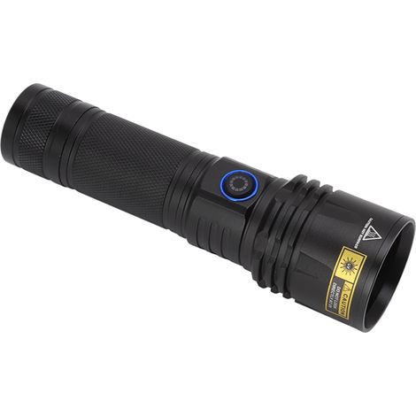 Wiederaufladbare UV-Taschenlampe (365 nm, Schwarzlicht, 20 W) mit USB-Ladefunktion zur zerstörungsfreien Prüfung von getrockneten Haustierurinflecken (1/5)