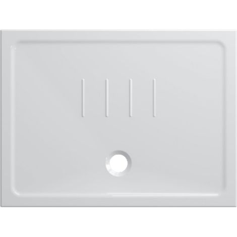 Ceramica Globo – Receveur de douche à encastrer 120x90 cm DV4122BI – Céramique blanche – Installation en saillie ou encastrée – Compatible siphon Globo DS009