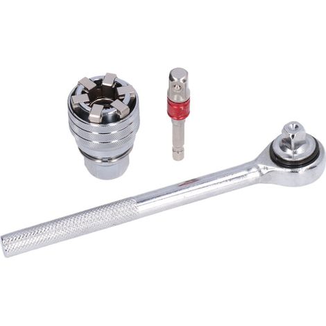 Outil de clé à douille universelle 10-19mm jeu de clés à molette en acier au Chrome Vanadium pour l'amélioration de l'habitat (1/5)