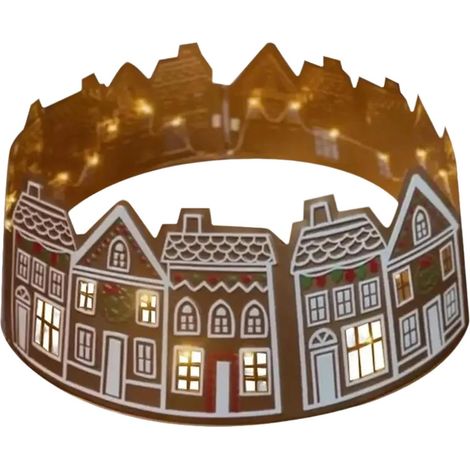 Collier LED Arbre Noël Flocon Neige décoratif réutilisable Style Ferme Cache-pied de Sapin de Noël LED d'Épices Pour intérieur, jardin, cour, patio, arrière-cour, salon, entrée, porche, cheminée (1/5)