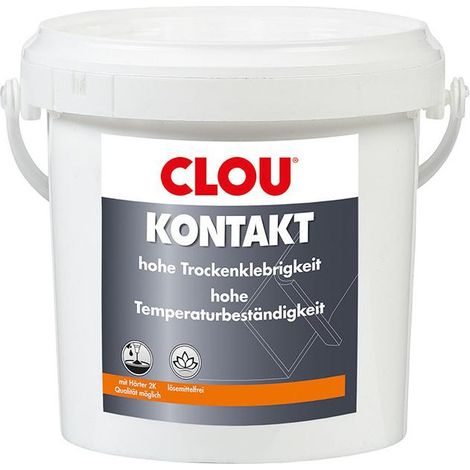 CLOU Kontakt 1 kg Adhésif en dispersion de qualité.forte adhérence à sec (1/2)