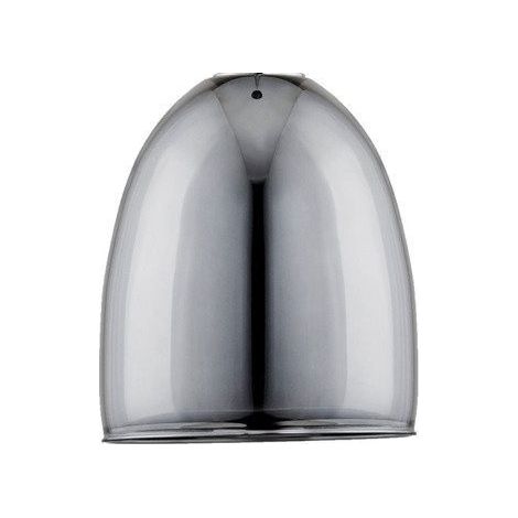 Globe de lampe RONDA graphite en verre chromé Alfa (1/4)