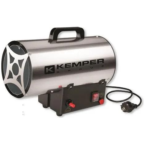 Kemper 65311 INOX Portabler Außenheizer Edelstahl Schwarz