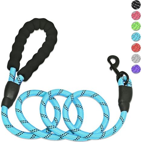 Corde de traction pour chien (bleu)-