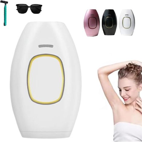 Épilateur 5 Niveaux d'Énergie, pour Corps et Visage, Hommes et Femmes (Blanc) (1/5)