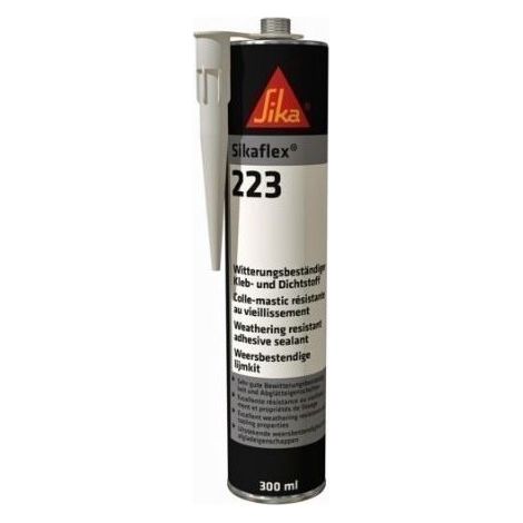 Mastic de fixation 300 ml blanc – Résistant aux UV – Pour assemblage extérieur – Étanchéité entre supports différents