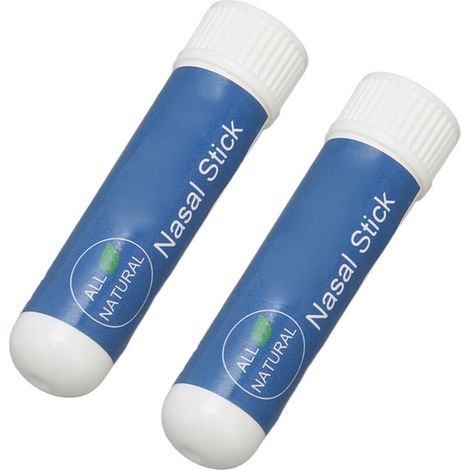 Inhalateur Nasal 1g Décongestionnant aux Plantes - 2 pièces Rafraîchissants Minceur (1/5)