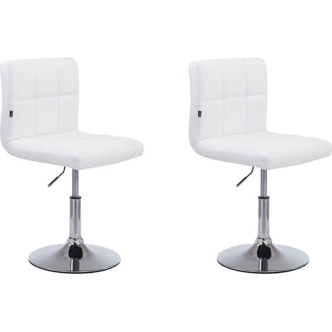 2er Set Lounger Palma V2 Kunstleder weiß (1/5)