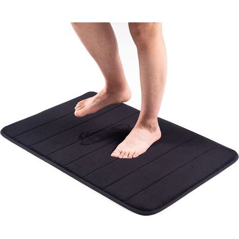 Tappetino assorbente in pile di corallo per il bagno, tappetino antiscivolo in cotone, lavabile, per camera da letto/bagno/cucina - Cammello (1/5)