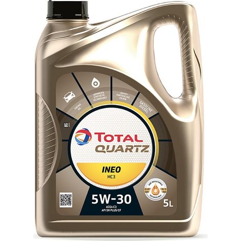 TOTAL OIL TOTAL QUARTZ 5W30 5L INEO MC3 C3 / SN+/CF / 229.52 / 505.01 / DEXOS 2 / BMW LL04 / MS-11106