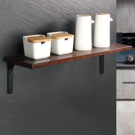 Wandregalhalterungen, 4er-Set, 150 mm x 125 mm Metallhalterungen, extrem widerstandsfähig. – AquaForge
