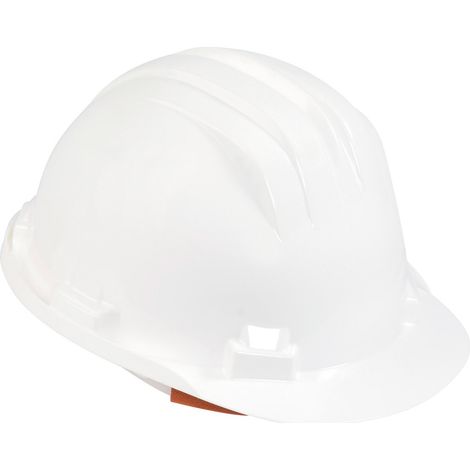 Casque de protection chantier blanc Manufrance