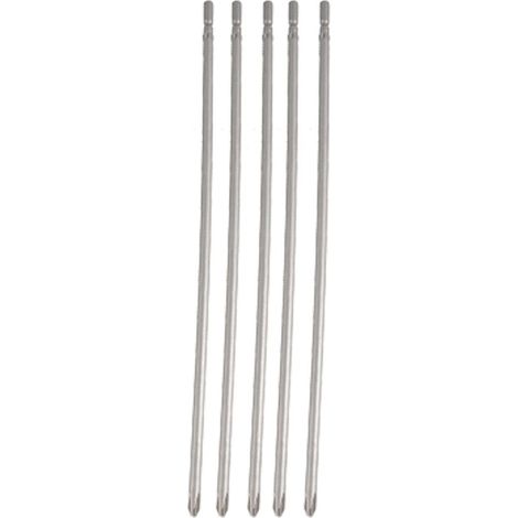 5mm Durchmesser 250mm PH2 Phillips Schraubendreher-Bits Ersatz 5 Stck