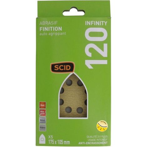 Patin Scid Auto-agrippant Support Auto-agrippant Pour Ponceuse Vibrante - Scid (1/2)