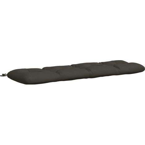 Coussin de banc VIANEN 100 % polyester Anthracite - vidaXL