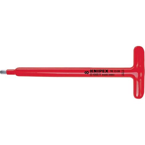 Knipex Schraubendreher für Innensechskantschrauben mit T-Griff 250 mm - 98 15 06 (1/3)