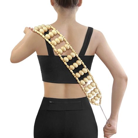 Filiyano-Corde de massage dorsale à enrouleur, ceinture de massage manuelle pour le dos et la nuque (1/5)