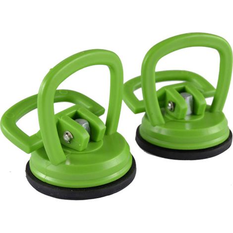 JBM – Lot de 2 ventouses de débosselage 60 mm – Capacité de levage 5 kg – Pour redresser tôle de carrosserie et déplacer objets