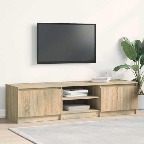 Meuble TV Chêne sonoma 140x40x35,5 cm Bois d'ingénierie (1/5)