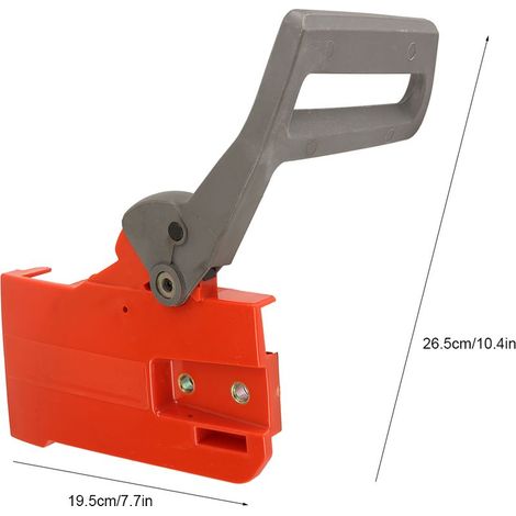 Capot de frein et d'embrayage pour tronçonneuse - Compatible Husqvarna 50 51 55 - Plaque plastique robuste (1/5)