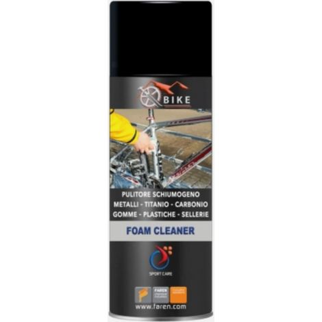 Detergente spray schiumogeno per bicicletta 200 ml foam cleaner