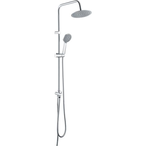 Columna de ducha de diseño moderno fabricada en latón con un acabado cromado Europa de Imex (1/5)