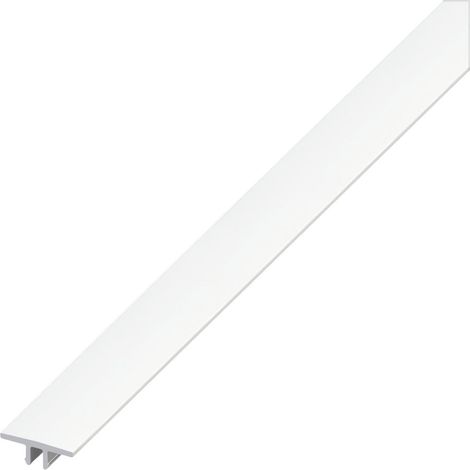 alfer Abdeckprofil 16,0 x 1000 mm weiß Profil Ãœbergangsprofil Abdeckleiste (1/2)