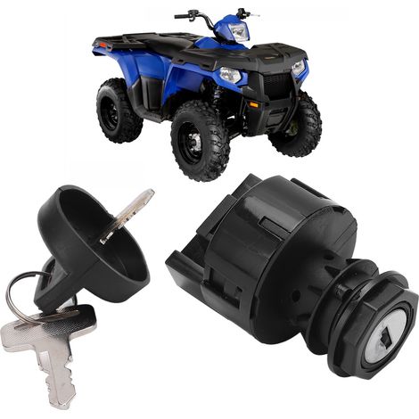 Interrupteur de contact avec 2 clés pour Polaris Sportsman 400 500 600 700 800 - Pièce détachée ATV 4011142 (1/5)