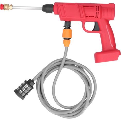 Wireless car wash machine, high-pressure car water gun, portable lithium battery rechargeable car wash (battery not included) AC110-240V European standard (1/5)