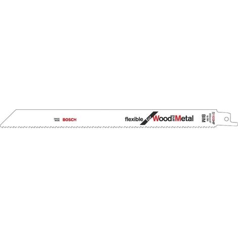 Bosch Säbelsägeblatt S 1122 HF VE à 25 Stück Flexible f Wood and Metal