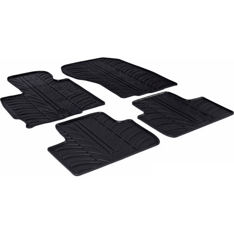 Set tappeti su misura in gomma - compatibile per  Citroen C4 Aircross (04/1212/17) -  Mitsubishi ASX (07/1012/12)
