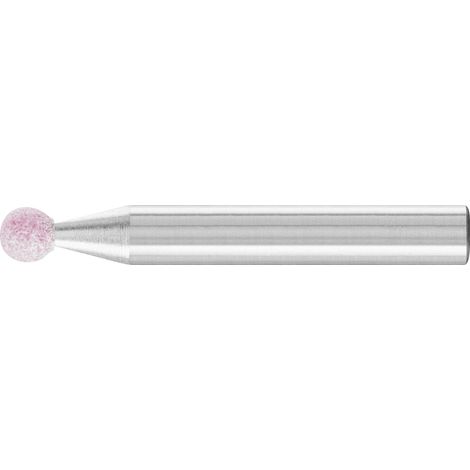 PFERD TOOLS STEEL EDGE Schleifstift Kugel Ø 5x5 mm Schaft-Ø 6 mm A60 für Stahl- und Stahlguss 10 Stk (1/4)