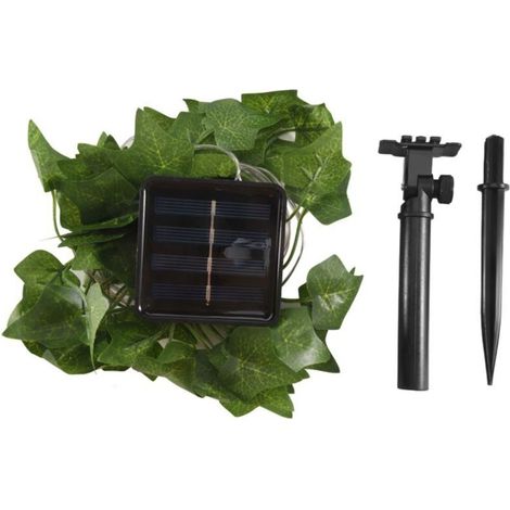 LumièRes Solaires Feuille D'éRable Guirlande Lumineuse éTanche ExtéRieure Lampe Solaire de NoëL pour la DéCoration Jardin-2M 20LED (1/4)