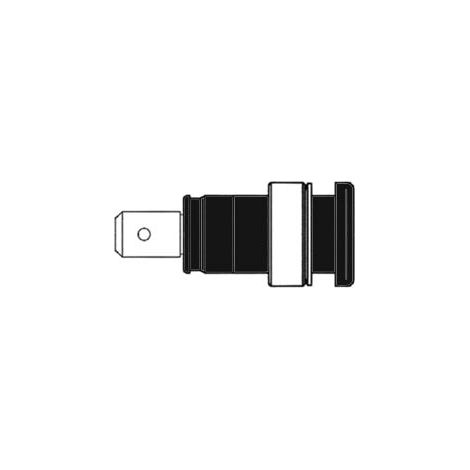 Hirschmann HEMBRILLA DE SEGURIDAD AISLADA 4mm / NEGRA (SEB 2620-F6,3) (1/3)