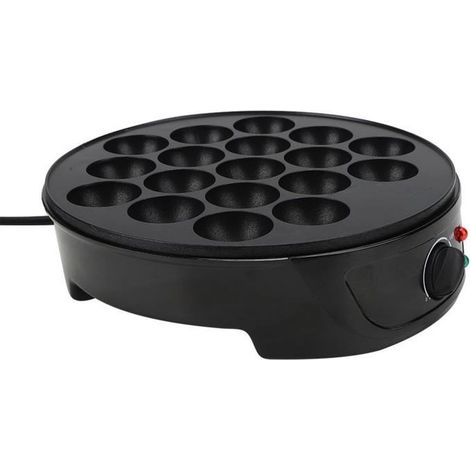 Elektrische Takoyaki-Maschine „Octopus Ball“ mit 18 antihaftbeschichteten Förmchen fürs Frühstück