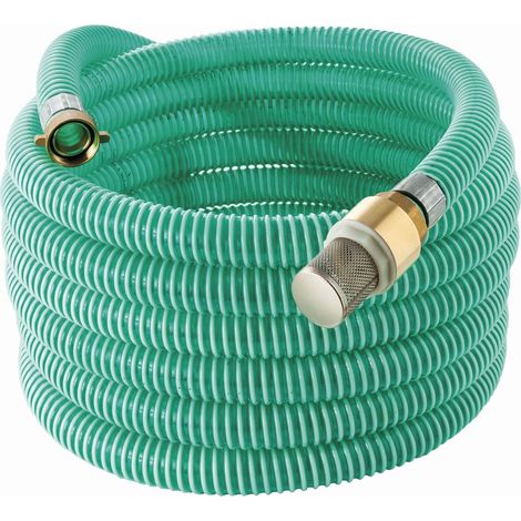 Kit di aspirazione 7 metri con bocchette in ottone 1 pollice e 1/4