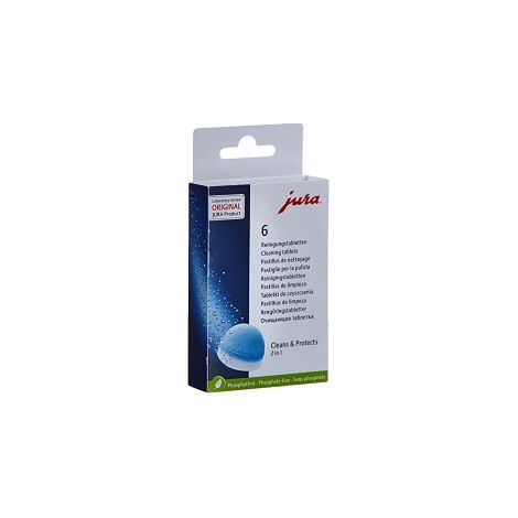 Pastillas de detergente para Jura - Caja de 6 - Marca JURA - Blanco