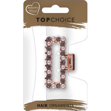 Pinza para el cabello TOP choice - Oro rosa