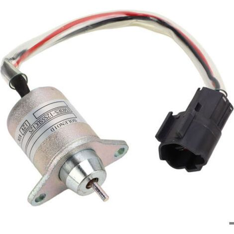 Válvula solenoide de parada DC12V 11923377931, repuesto metálico de alto rendimiento para automóviles modernos. (1/4)