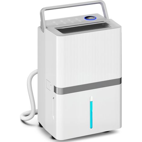 Déshumidificateur 35 L par jour pour 40-90 m², voyant humidité, réservoir 5,5 L et minuterie 24 h, puissant pour grande pièce